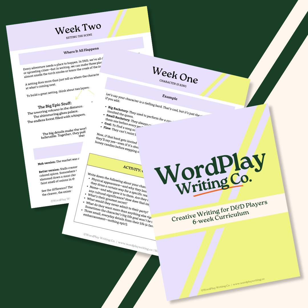 Creative Writing for DnD Players