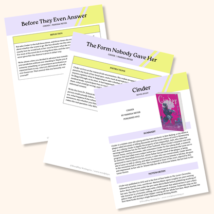Cinder by Marissa Meyer - Novel Study